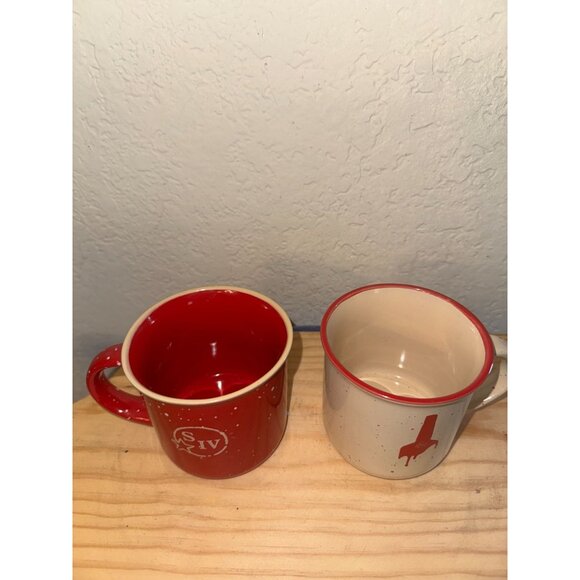 Set of 2 Mug 12 Oz Ceramic Cup Made In China - Picture 2 of 9